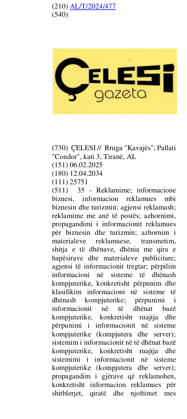 Zëri i markës gazeta në buletin
