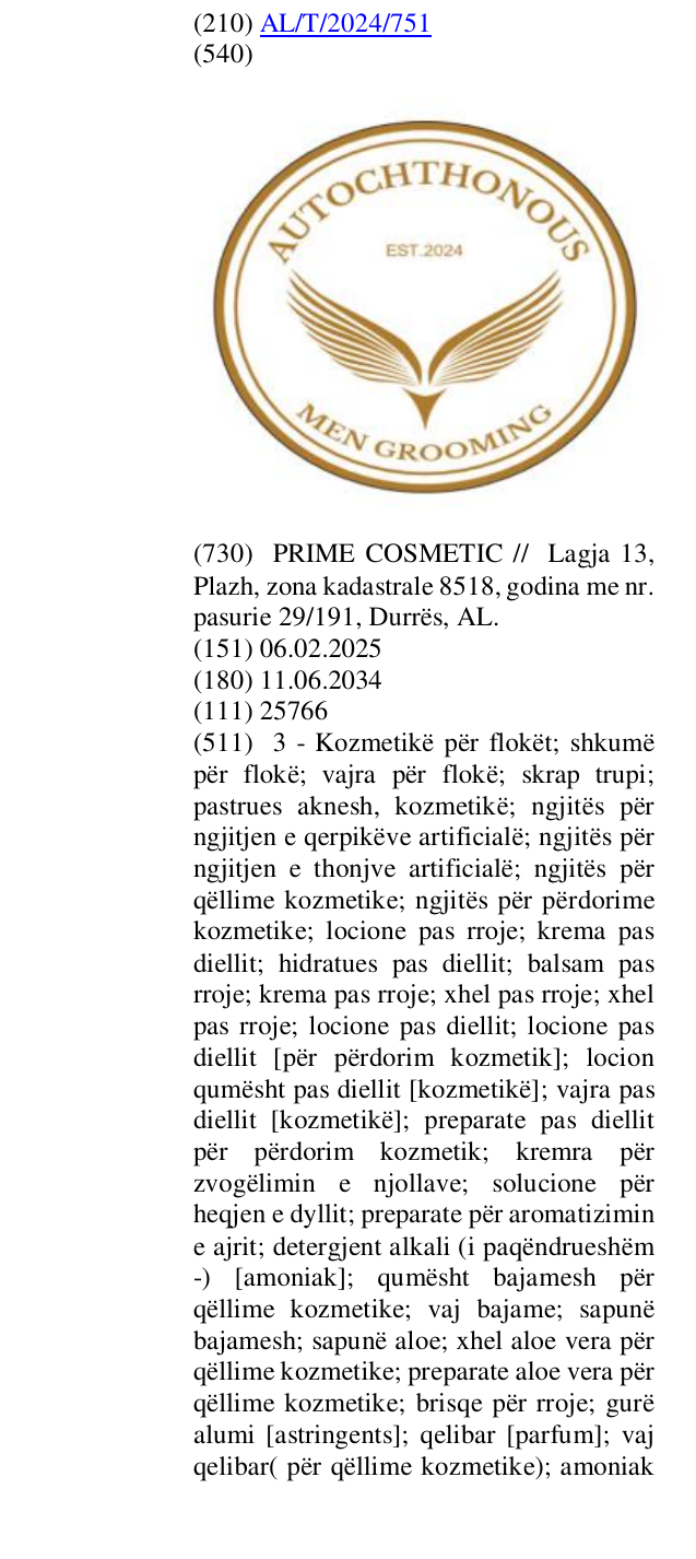 Zëri i markës MEN; GROOMING ;Est; 2024. në buletin