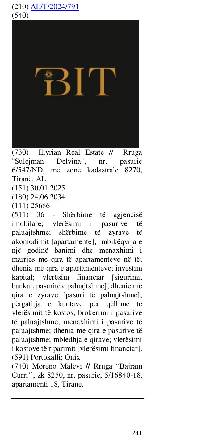Zëri i markës BIT në buletin