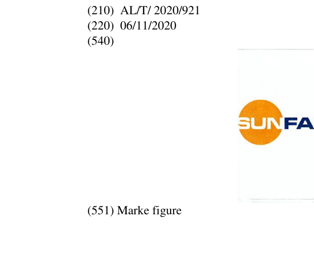 Zëri i markës SUNFARMING në buletin