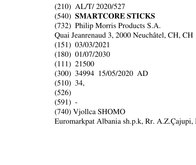 Zëri i markës SMARTCORE STICKS në buletin