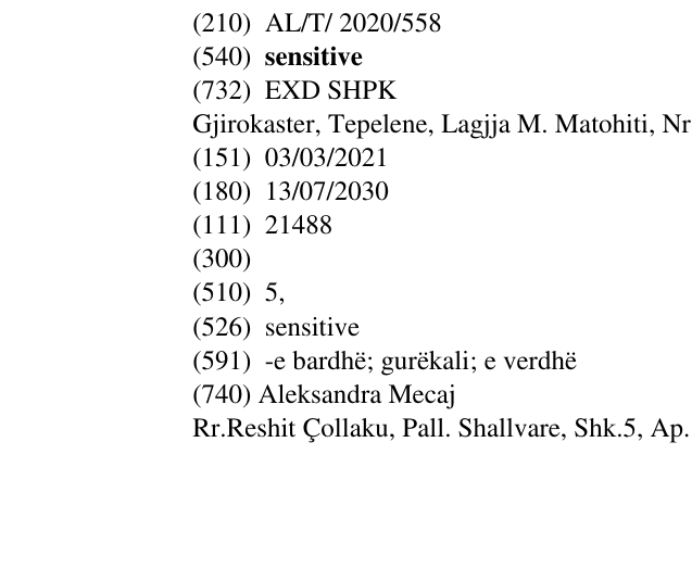Zëri i markës sensitive në buletin