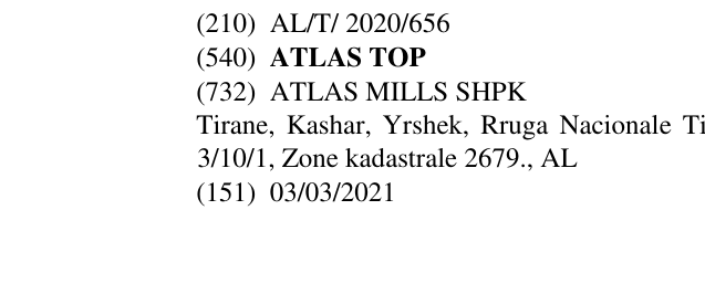Zëri i markës ATLAS TOP në buletin