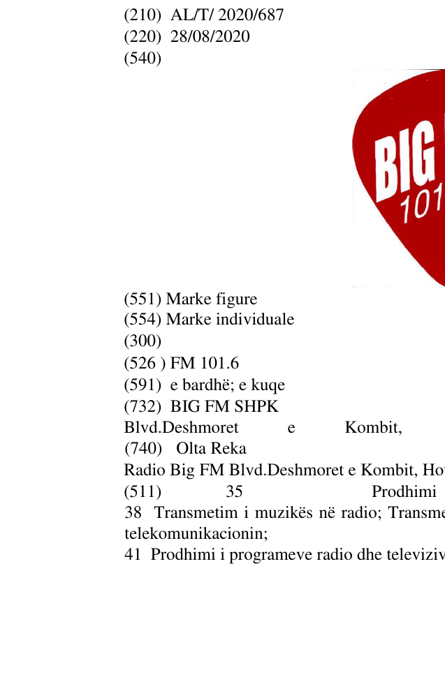 Zëri i markës FM 101.6 në buletin
