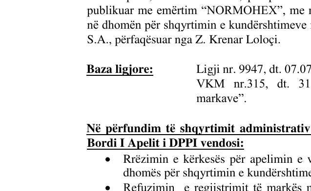 Zëri i markës Chicoo në buletin