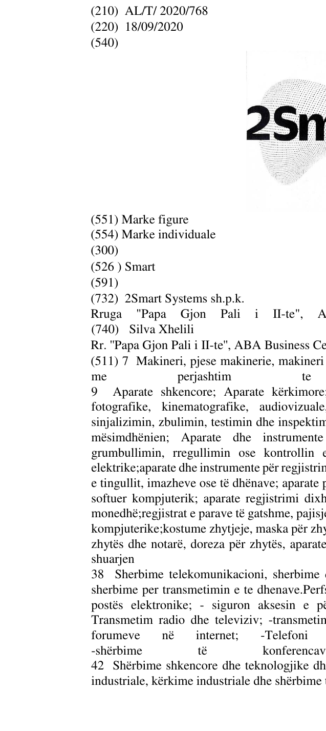 Zëri i markës Smart në buletin