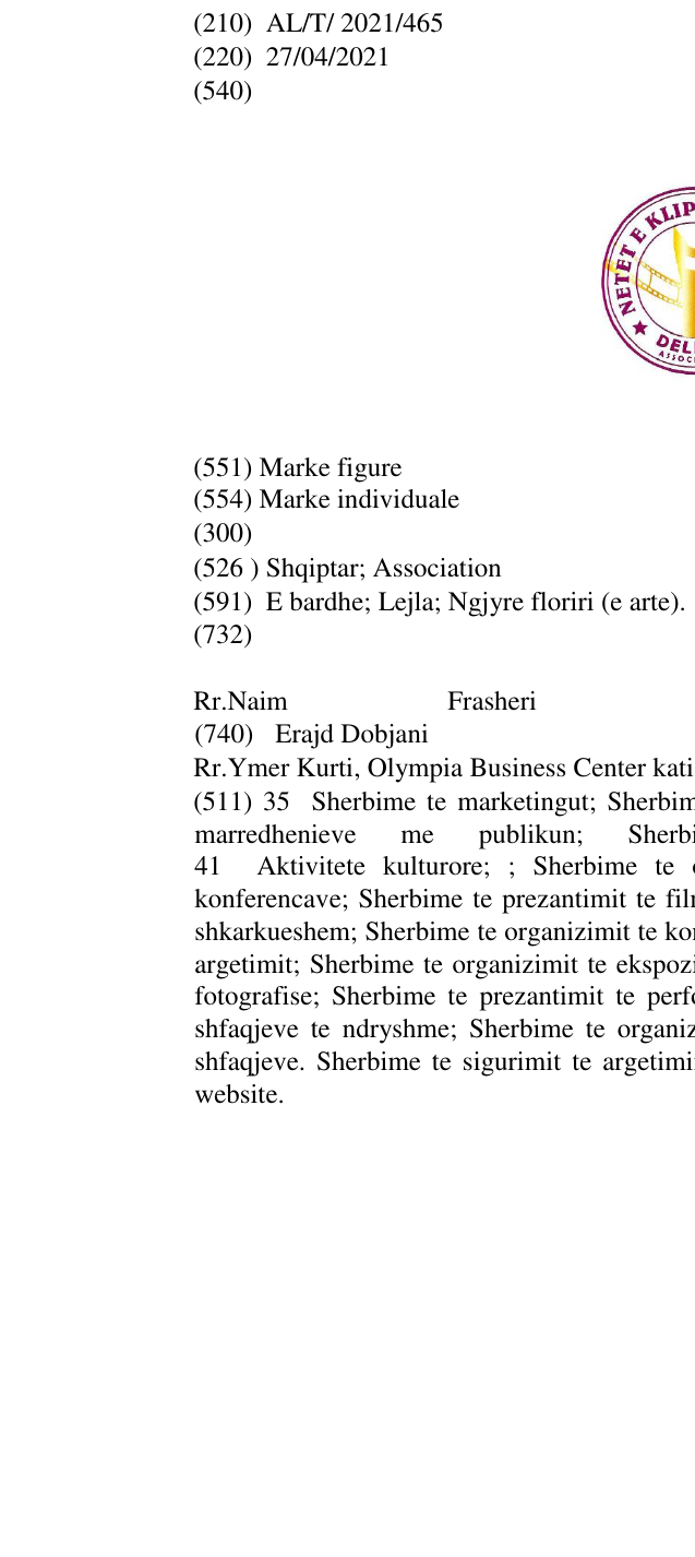 Zëri i markës Shqiptar; Association në buletin