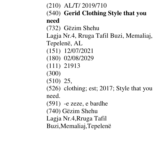 Zëri i markës Gerid Clothing Style that you need në buletin