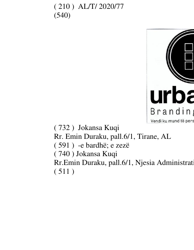 Zëri i markës Urbanus vendi ku mund te personalizoni biznesin tuaj. në buletin