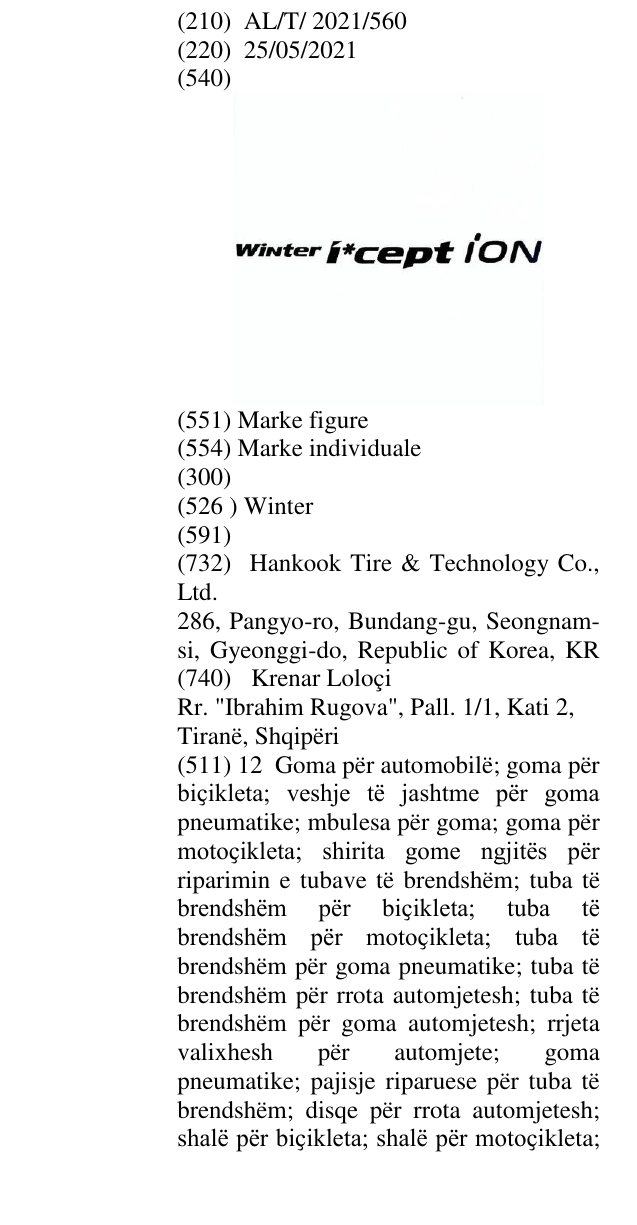 Zëri i markës Winter në buletin