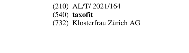 Zëri i markës taxofit në buletin
