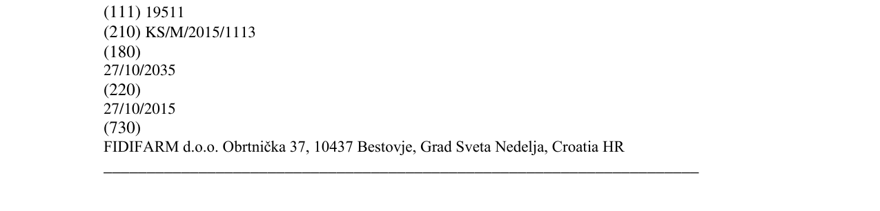 Zëri i markës REFEMIN në buletin