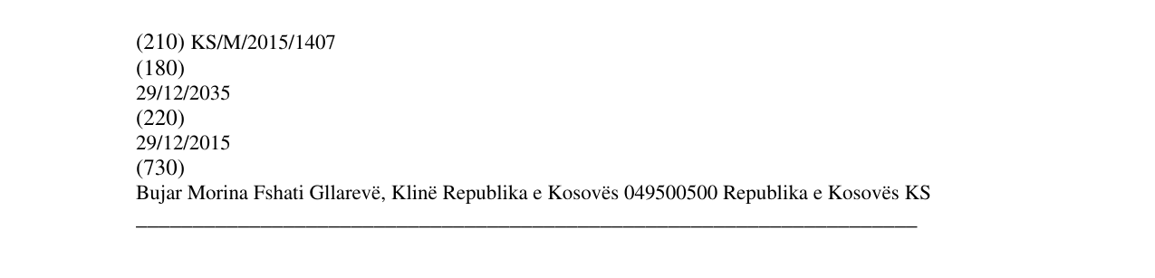 Zëri i markës Markë figurative në buletin