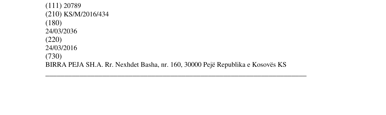 Zëri i markës Sola Caj në buletin