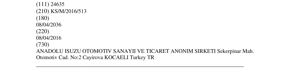Zëri i markës TURKUAZ në buletin