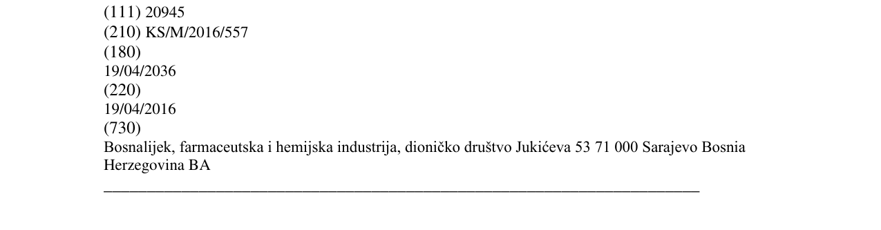 Zëri i markës Funzol në buletin