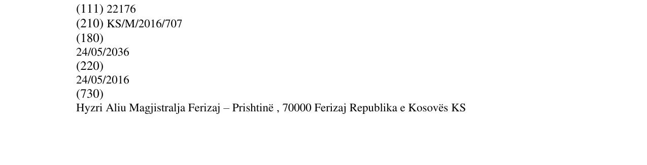 Zëri i markës KËNETA në buletin