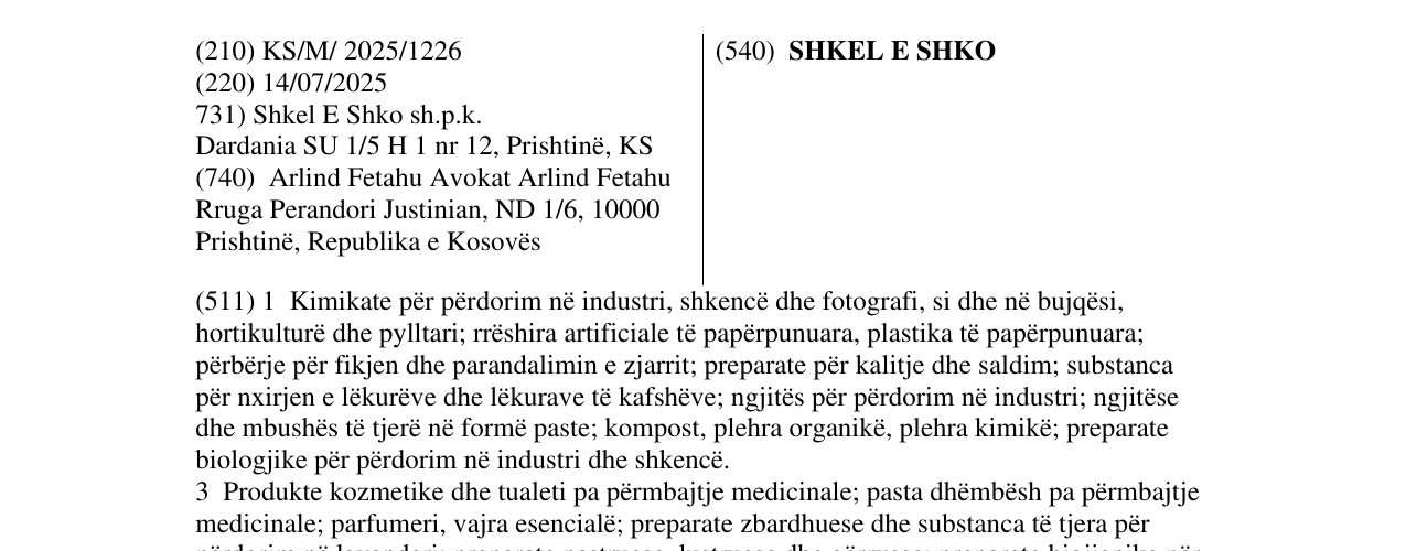 Zëri i markës SHKEL E SHKO në buletin