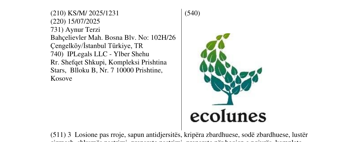 Zëri i markës ecolunes në buletin
