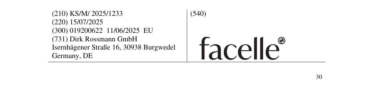 Zëri i markës facelle në buletin