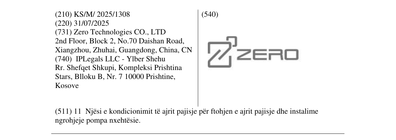 Zëri i markës ZERO në buletin