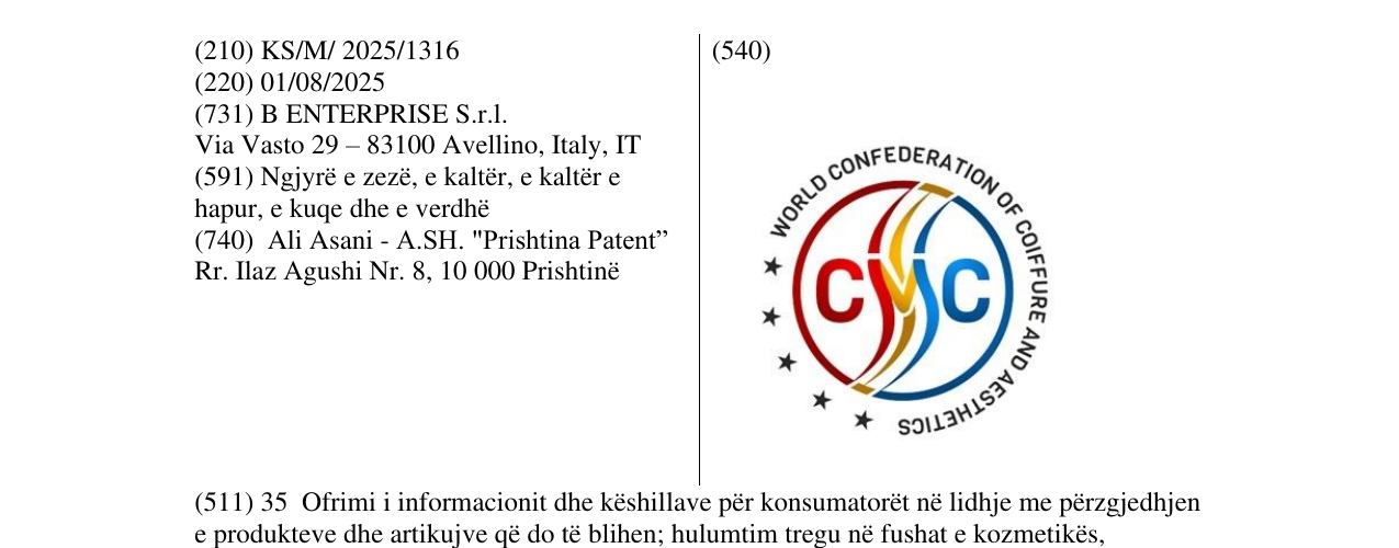Zëri i markës CMC në buletin