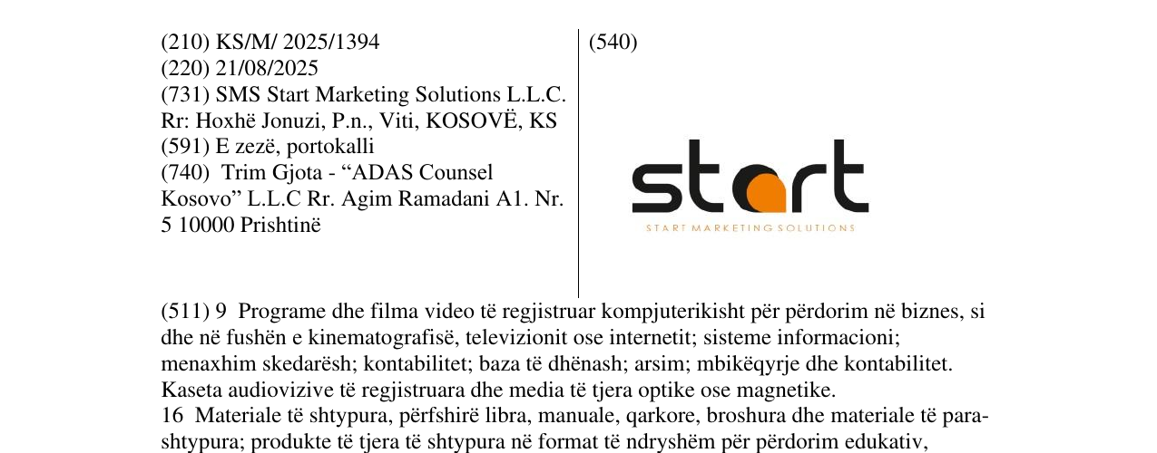 Zëri i markës start në buletin