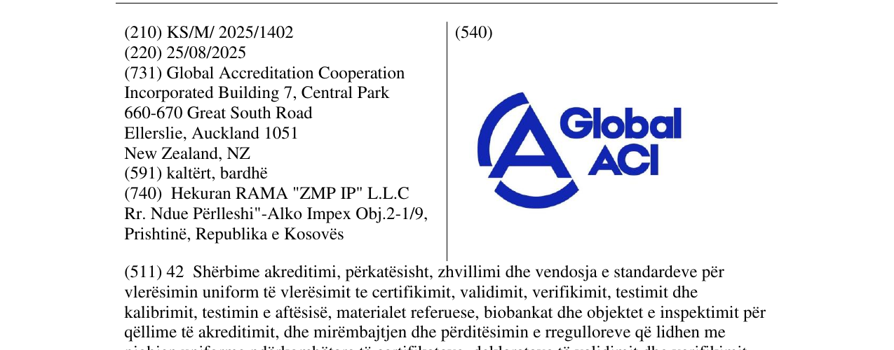 Zëri i markës Global ACI në buletin