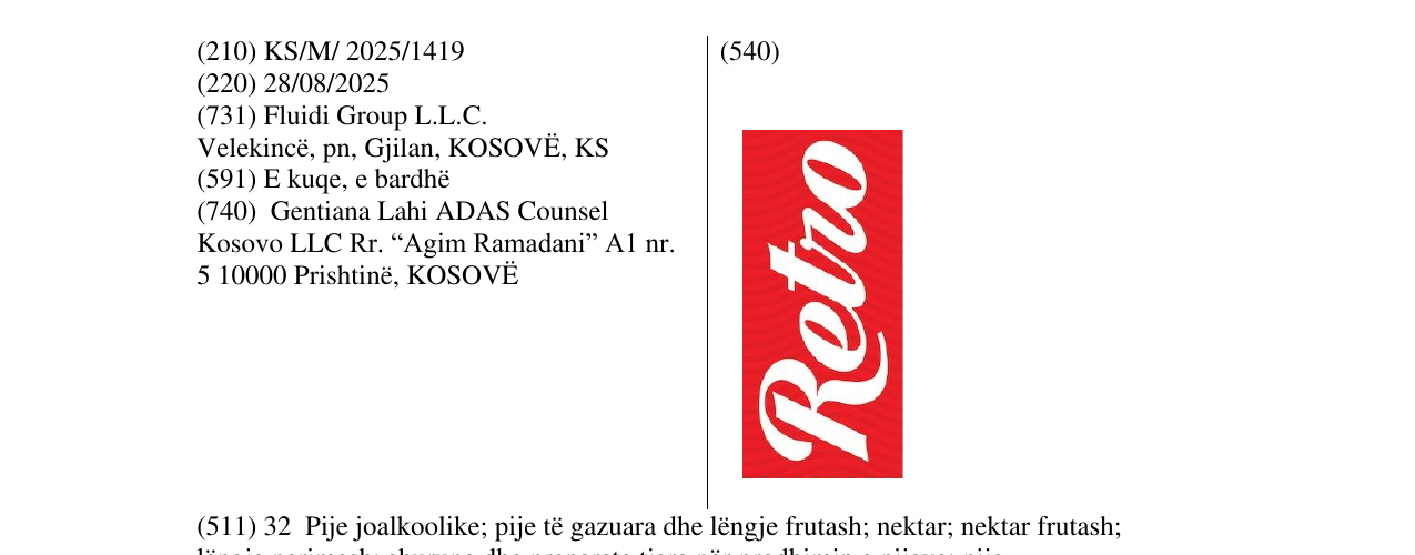 Zëri i markës Retro në buletin
