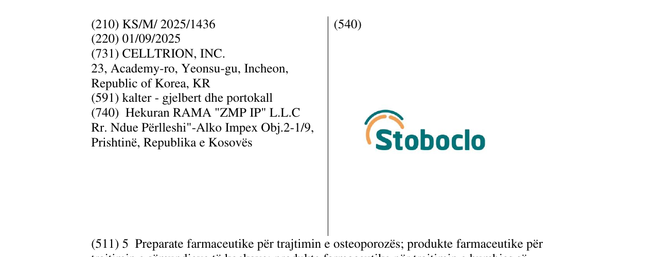 Zëri i markës Stoboclo në buletin