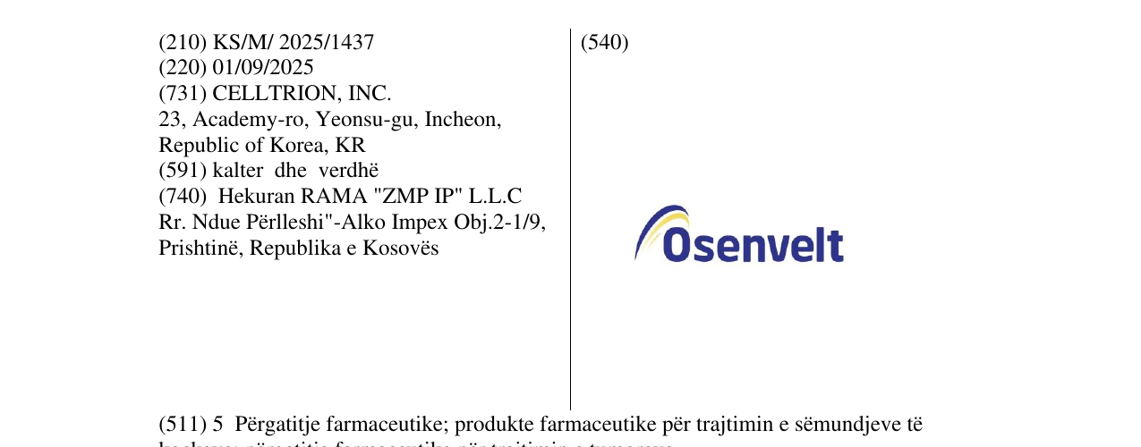 Zëri i markës osenvelt në buletin