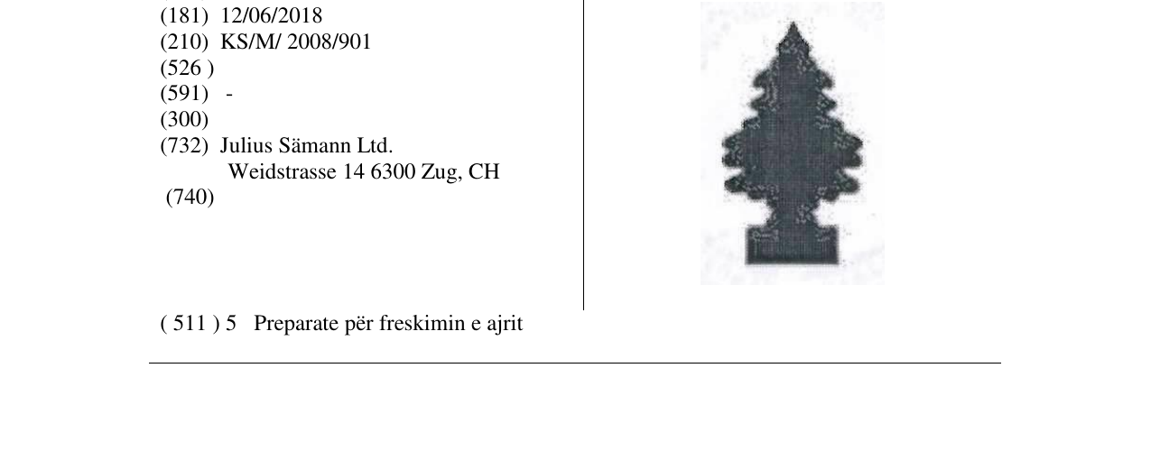 Zëri i markës Markë figurative në buletin