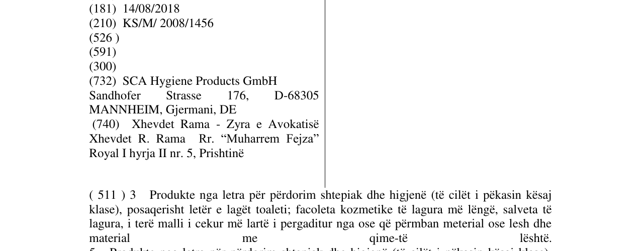 Zëri i markës ZEWA në buletin