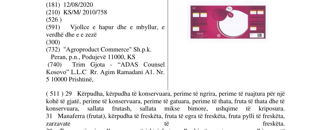 Zëri i markës apc në buletin