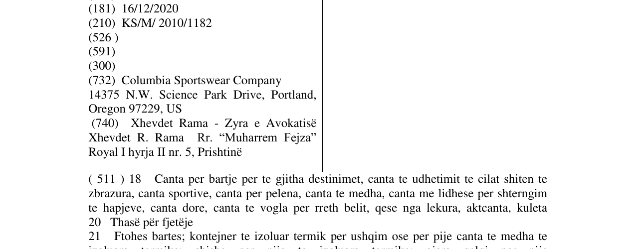 Zëri i markës OMNI-HEAT në buletin