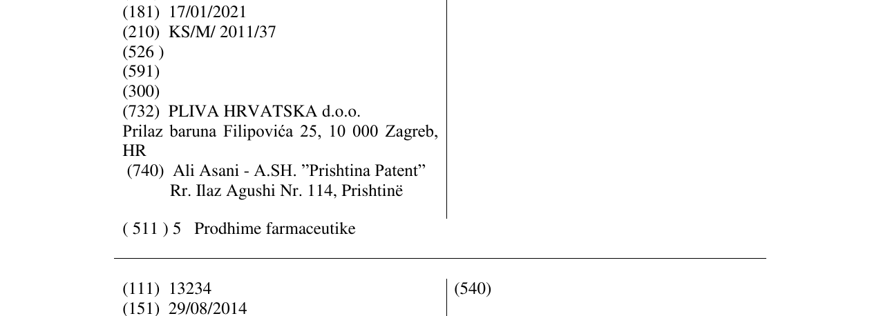 Zëri i markës RINOCO në buletin