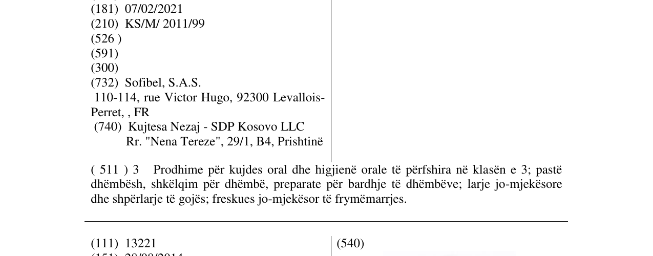 Zëri i markës EMAIL DIAMANT në buletin