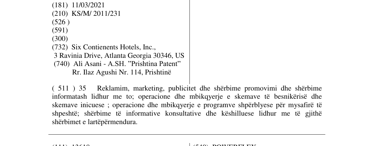 Zëri i markës PRIORITY CLUB në buletin