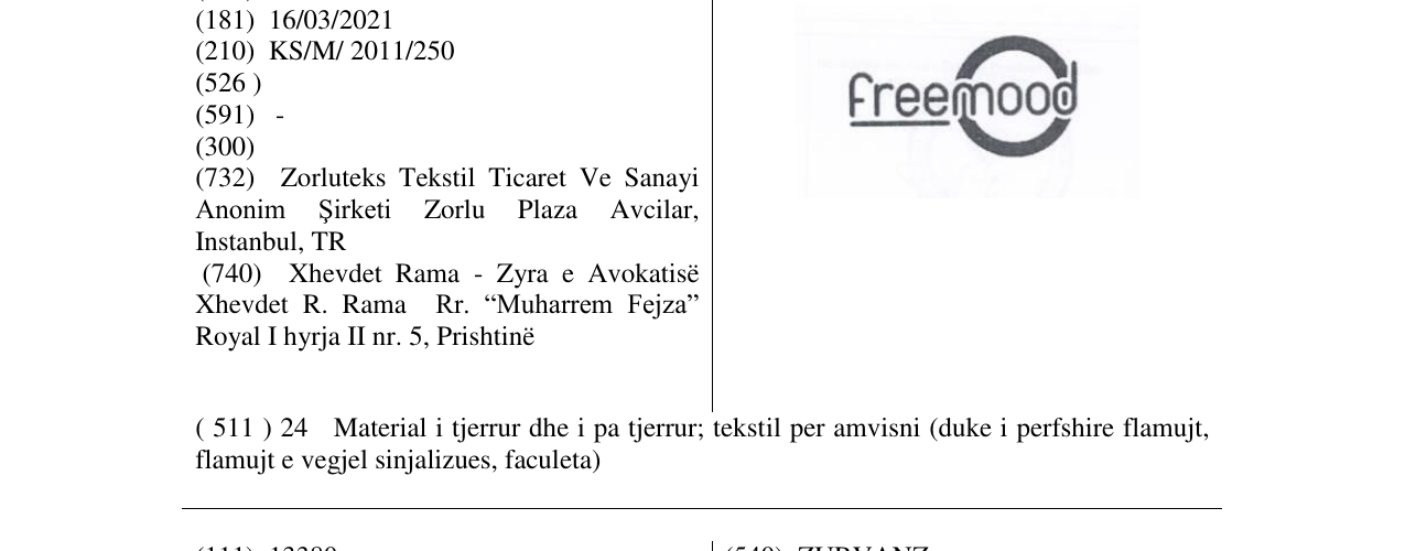 Zëri i markës freemood në buletin