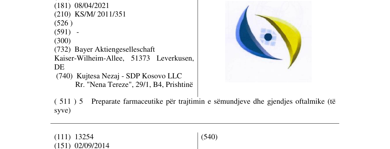 Zëri i markës Markë figurative në buletin