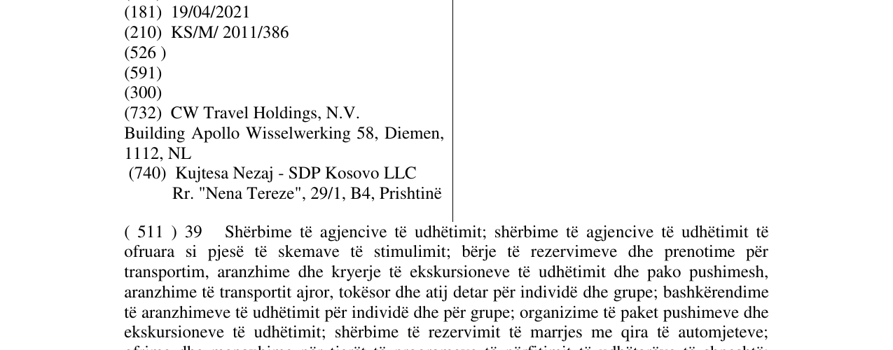 Zëri i markës CWT në buletin
