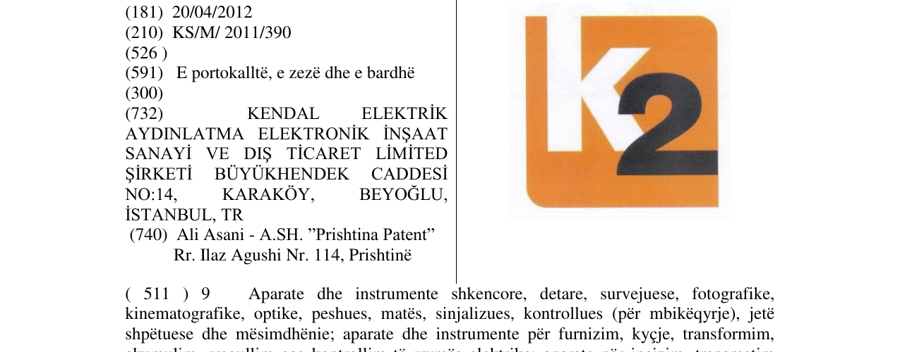 Zëri i markës k2 në buletin