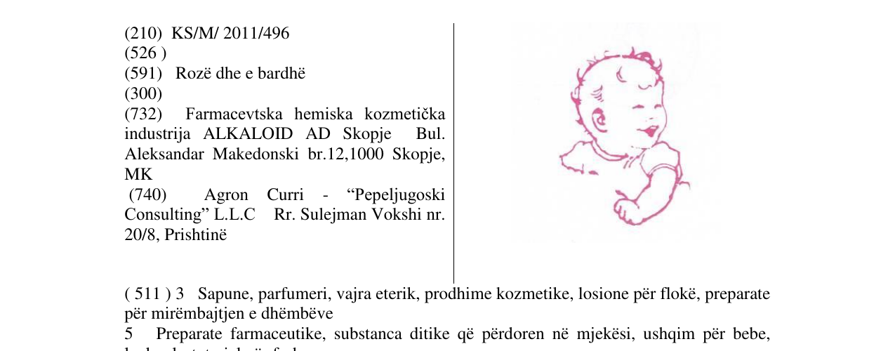Zëri i markës Markë figurative në buletin