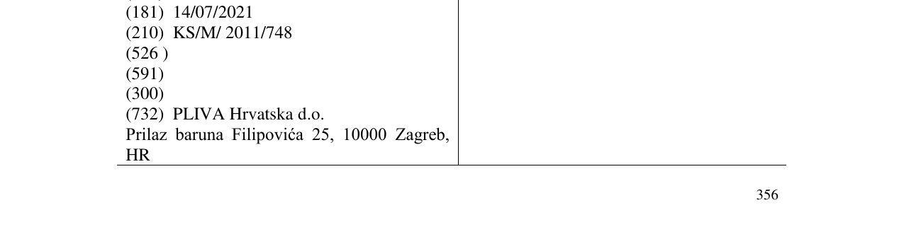 Zëri i markës ZIPANTOLA në buletin