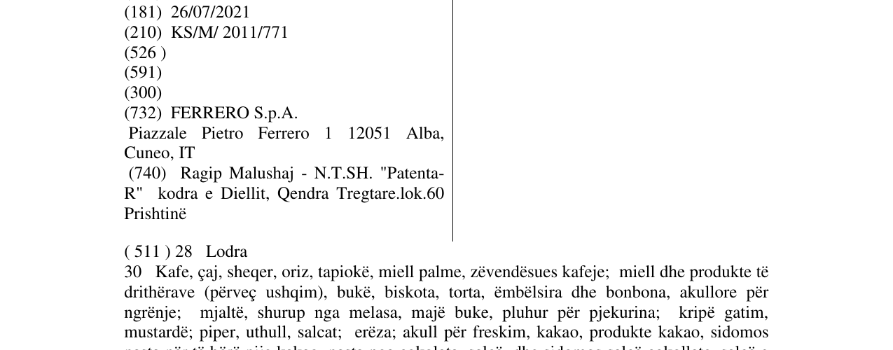 Zëri i markës SURPRISE në buletin