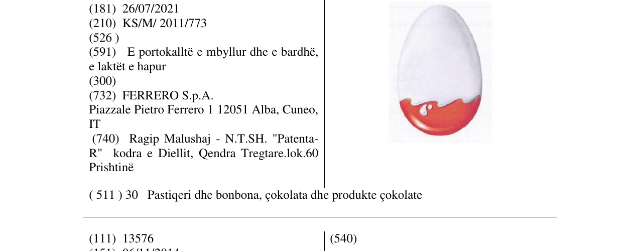 Zëri i markës EGG DEVICE në buletin