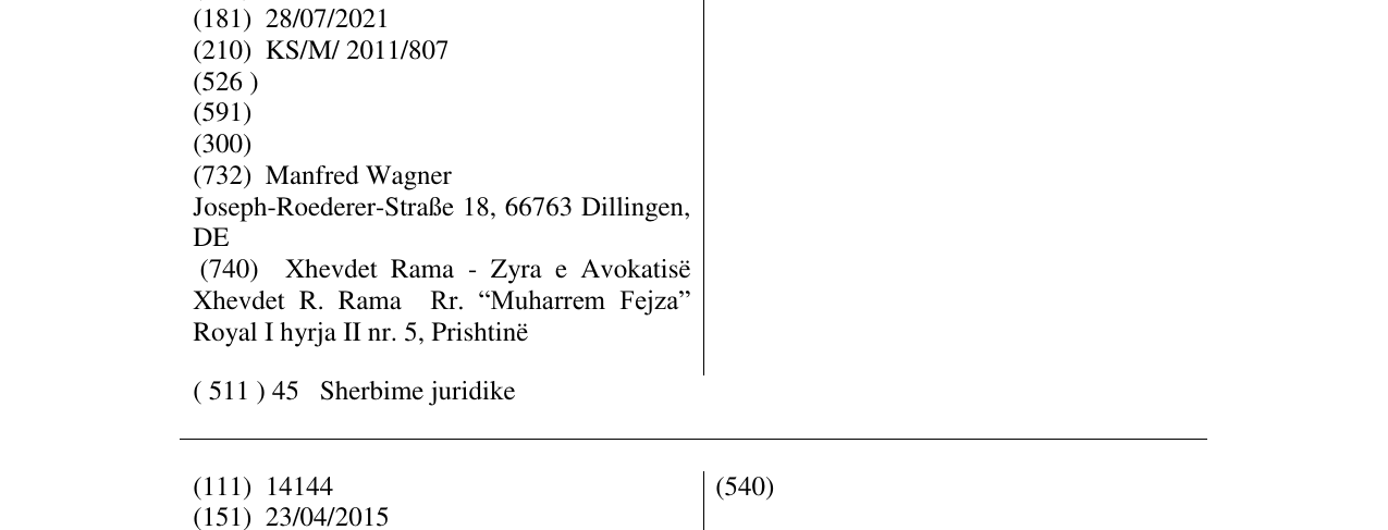 Zëri i markës WEBVOCAT në buletin