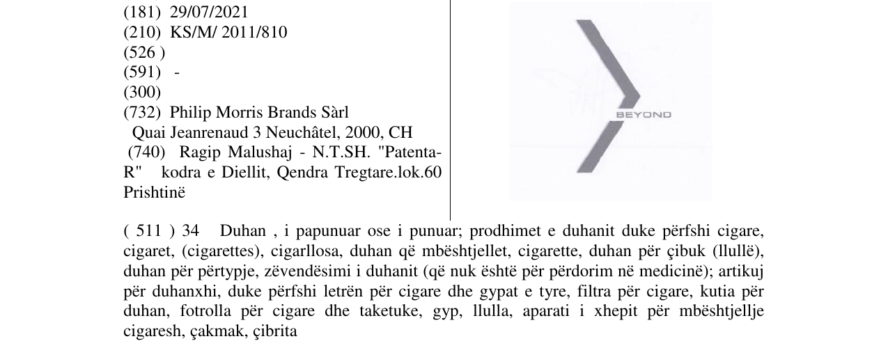 Zëri i markës BEYOND në buletin