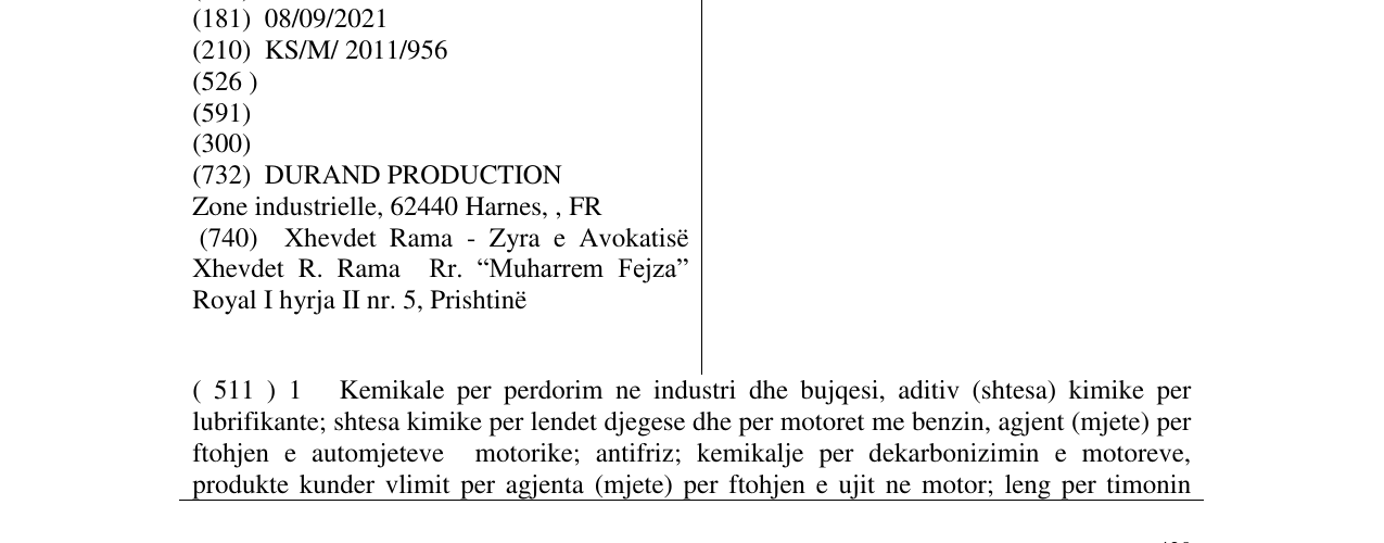 Zëri i markës ARECA në buletin