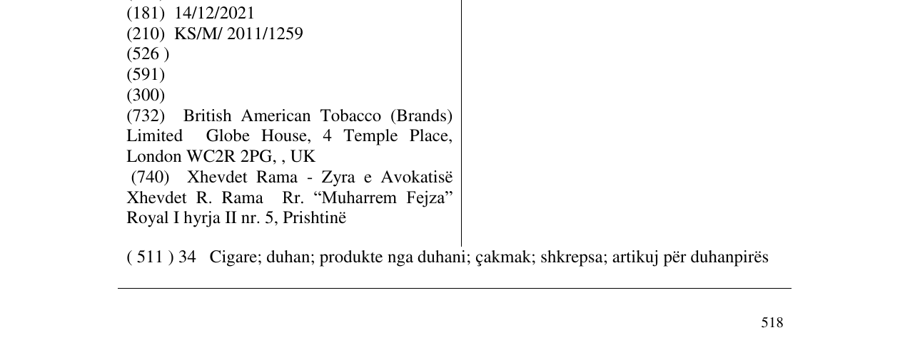Zëri i markës ORT në buletin